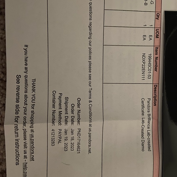 Pandora diamond ring - Picture 2 of 9